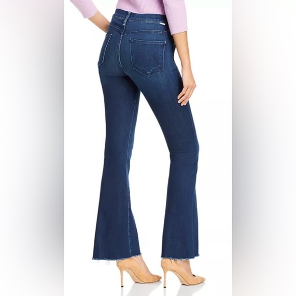 MOTHER The Weekender Fray Flared Jeans in Tongue and Chic - Picture 2 of 11